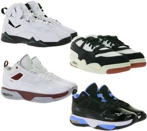 Sneakers NIKE JORDAN per bambini, bambine, ragazzi e donne - Scarpe da basket in vera pelle - Vari modelli in bianco o nero