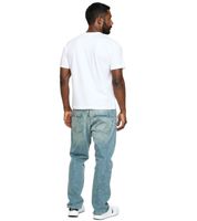 Jean jogging homme élégant, coupe ample en denim avec cordon de serrage, BR-12000, bleu, disponible en plusieurs coloris : Bleu Pacifique, Bleu Années 90 ou Bleu Ciel