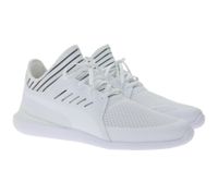 Baskets PUMA X Ferrari SF Evo Cat Mace Unisexe avec Logo Ferrari - Chaussures de Sport Automobile 306228 02 Blanc/Noir