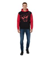 Hollister X NBA Herren Hoodie mit Team-Logo-Aufdruck Baumwoll-Pullover 322-221-1590 verschiedene Modelle New York Knicks (Grau/weiß), Dallas Mavericks (Weiß/Schwarz) oder Chicago Bulls (Schwarz/Rot)