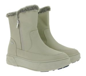 Stivaletti alla moda da donna CAPRICE con tecnologia CAP BlueGrip, scarpe invernali foderate in pelliccia 9-26402-43 402 Beige