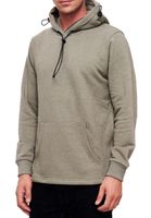 Felpa con cappuccio da uomo alla moda con mascherina integrata. Felpa con cappuccio 19139 Khaki Melange