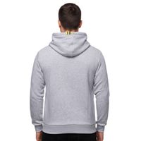 Felpa sportiva da uomo con cappuccio, grande stampa e scritta sul davanti. Felpa con cappuccio 19154 Grigio