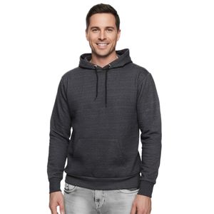 Comodo pullover con cappuccio da uomo dalla vestibilità regolare, felpa con cappuccio 19161 antracite