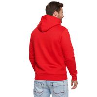 Pull à capuche confortable pour homme, coupe classique, modèle 19161, rouge