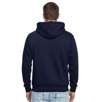 Sudadera con capucha cómoda para hombre de corte regular, sudadera con capucha 19161, azul