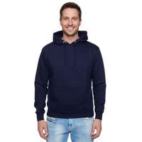 Sudadera con capucha cómoda para hombre de corte regular, sudadera con capucha 19161, azul