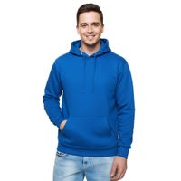 Pull à capuche confortable pour homme, coupe classique, modèle 19161, bleu roi