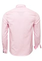 Camicia alla moda con bottoni per uomo, camicia casual a maniche lunghe, taglia 80, rosa