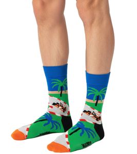 1 paio di calzini da uomo Happy Socks Racing Socks con stampa integrale da corsa, in cotone, per tutti i giorni, P002592, multicolore
