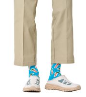 1 paire de chaussettes Happy Socks à motif balles de tennis, chaussettes homme en coton, motif balles de tennis, coloris vert/jaune/noir, référence P002587