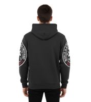 Sudadera versátil para hombre con estampados de marca modernos 19078 Gris