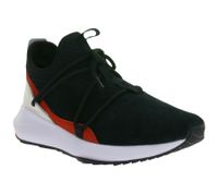 Baskets PUMA X Scuderia Ferrari SF Evo Cat II Suede LS Unisexe avec Logo Ferrari - Chaussures de Sport Automobile en Cuir 306373 01 Noir/Blanc/Rouge