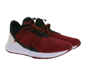 PUMA X Scuderia Ferrari SF Evo Cat II Suede LS da donna o da uomo, scarpe da ginnastica con logo Ferrari, in pelle, modello Motorsport, 306373 02 Bordeaux/Bianco/Nero
