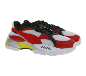 Sneakers sportive PUMA X Scuderia Ferrari Cell Epsilon da uomo o da donna con tecnologia Cell, scarpe sportive ispirate al motorsport 306512 01 Bianco/Rosso/Giallo