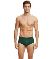 Confezione da 2 slip da uomo U.S. POLO ASSN. Premium, intimo sostenibile, 180 g/m², 134 68263 53696 502, Verde scuro/Rosso vino