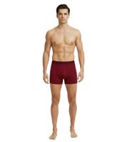 Paquete de 2 calzoncillos bóxer premium para hombre de U.S. POLO ASSN. Ropa interior sostenible, 180 g/m², 134 68262 53696 502, Verde oscuro/Rojo vino