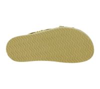 modische INUOVO Damen Echtleder-Pantoletten mit flexibler Laufsohle Schlupf-Schuhe 396052 Braun