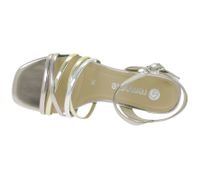 remonte Damen Riemchensandalen Sandalette mit dämpfender Sohle Sommer-Schuhe D1L52-90 Silber
