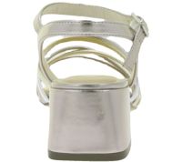 remonte Damen Riemchensandalen Sandalette mit dämpfender Sohle Sommer-Schuhe D1L52-90 Silber