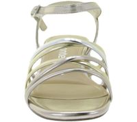 remonte Damen Riemchensandalen Sandalette mit dämpfender Sohle Sommer-Schuhe D1L52-90 Silber
