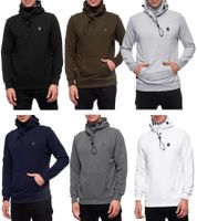 Felpa sportiva da uomo con cappuccio, 19140, disponibile in nero, kaki, grigio, blu e bianco.
