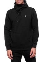 Felpa sportiva da uomo con cappuccio, 19140, disponibile in nero, kaki, grigio, blu e bianco.
