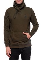 Felpa sportiva da uomo con cappuccio, 19140, disponibile in nero, kaki, grigio, blu e bianco.