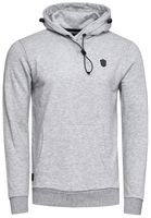 Felpa sportiva da uomo con cappuccio, 19140, disponibile in nero, kaki, grigio, blu e bianco.