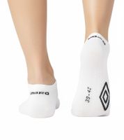 5 pares de calcetines deportivos Umbro para hombre y mujer, con certificación Oeko-Tex Standard 100, en negro o blanco