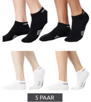 5 pares de calcetines deportivos Umbro para hombre y mujer, con certificación Oeko-Tex Standard 100, en negro o blanco
