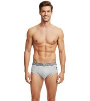 2er Pack U.S. POLO ASSN. Premium Herren Slips Unterhose nachhaltige Unterwäsche 180 g/m² 134 68263 53696 in Grau/Schwarz, Blau/Navy, Grün/Rot, Orange/Grau