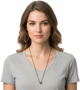 Collar Calvin Klein Rocking para mujer con piedras Swarovski, joyería de moda con colgante de cubo fijo KJ9CJN140100, gris oscuro