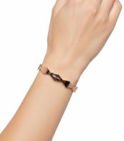 Zeitloser Calvin Klein Snake Damen Armreif aus Edelstahl Armband Eleganter Arm- & Handgelenk-Schmuck Größe XS KJ5DPD1001 Rosegold