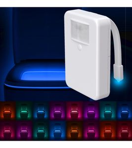 Luz de baño LumiLux con sensor de movimiento, LED de 16 colores, blanca