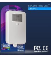 Luz de baño LumiLux con sensor de movimiento, LED de 16 colores, blanca