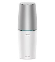 Richter UV Air Purifier, Air Sterilizer, UV Disinfection, Air Purification, Odor Removal, MSP White/Silver, Portable with USB Connection or Stationary with Mains Connection