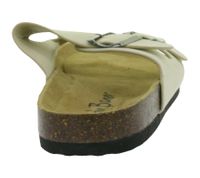 klassische Pantoletten Herren Sommer-Latschen mit Schnallen 956650 Beige