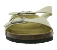 klassische Pantoletten Herren Sommer-Latschen mit Schnallen 956650 Beige