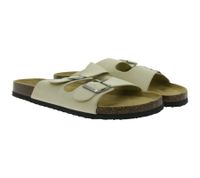 klassische Pantoletten Herren Sommer-Latschen mit Schnallen 956650 Beige