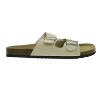 klassische Pantoletten Herren Sommer-Latschen mit Schnallen 956650 Beige