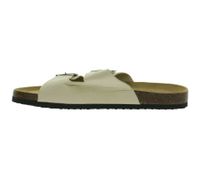 klassische Pantoletten Herren Sommer-Latschen mit Schnallen 956650 Beige