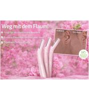 3-Pack Bondiblades Women's Derma Razor Dermaplaning Razor for Removing Peach Hair, Pink