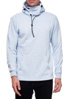 Felpa con cappuccio da uomo alla moda con mascherina integrata. Felpa con cappuccio 19139 Grigio scuro, Grigio chiaro, Blu, Cachi o Rosso