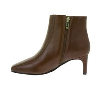 Elegant Clarks Women's Seren 55 Top British Tan Genuine Leather Heeled Ankle Boots – Classic Ankle Boots 2616694 Cognac Brown or Black