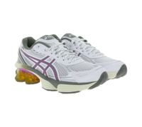 Zapatillas de running ASICS Gel-Kinetic Fluent para mujer con amortiguación GEL y sistema de soporte TRUSSTIC, zapatillas deportivas con cordones 1203A591-100 Blanco/Plateado/Morado