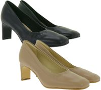 Clarks Seren 55 Soft - Zapatos de tacón alto para mujer, de noche, piel auténtica, 261669, color negro o beige
