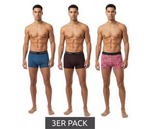 Pack de 3 calzoncillos bóxer SCOTCH & SODA para hombre con ropa interior de algodón elástico SSSP25M166645-433 Azul/Negro/Rojo