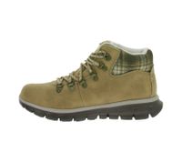 Bottines Skechers Synergy Plaid Mood pour femme, imperméables, avec semelle intérieure Warm Tech Memory Foam et revêtement Scotchgard™ - Marron 167939-CSNT