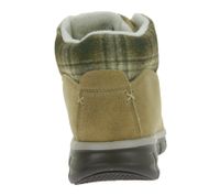 Bottines Skechers Synergy Plaid Mood pour femme, imperméables, avec semelle intérieure Warm Tech Memory Foam et revêtement Scotchgard™ - Marron 167939-CSNT